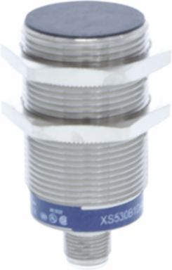 Inductive proximity sensors XS, inductive sensor XS5 M30, L74mm, brass, Sn10mm, 12...48 VDC, M12
