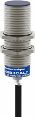 Inductive proximity sensors XS, inductive sensor XS6 M8, L33mm, brass, Sn2.5 mm, 12...24 VDC, cable 2 m