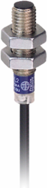 Inductive proximity sensors XS, inductive sensor XS6 M8, L33mm, brass, Sn2.5 mm, 12...24 VDC, cable 2 m