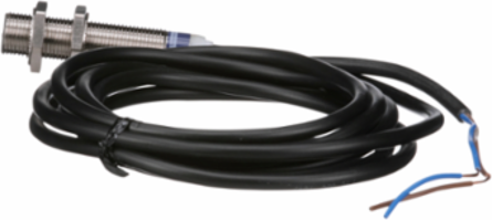 Inductive proximity sensors XS, inductive sensor XS6 M12, L54mm, brass, Sn4mm, 24...240VAC/DC, cable 2 m