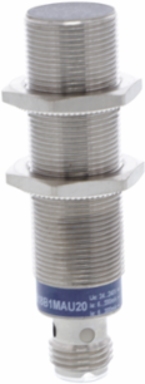 Inductive proximity sensors XS, inductive sensor XS6 M18, L73mm, brass, Sn8mm, 24...240VAC/DC, 1/2"