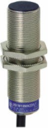 Inductive sensor, XS6, M18, brass, Sn 8 mm, PNP, NO, cable 2 m, L62 mm, 12...48 VDC, flush, 3 wires, CSA E2 UL (XS618B1PAL2TF)