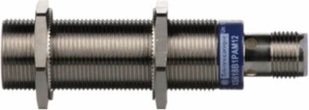 Inductive proximity sensors XS, inductive sensor XS6 M18, L74mm, brass, Sn8mm, 12...48 VDC, M12