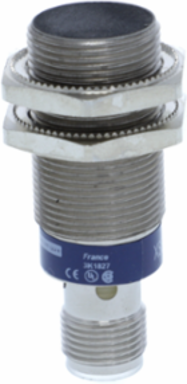 Inductive proximity sensors XS, inductive sensor XS6 M18, L50mm, brass, Sn8mm, 12...24 VDC, M12