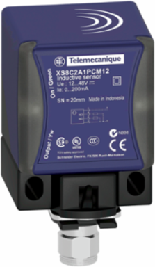 Inductive proximity sensors XS, inductive sensor XS7 40x40x70, PBT, Sn15 mm, 24...240VAC/DC, 1/2"