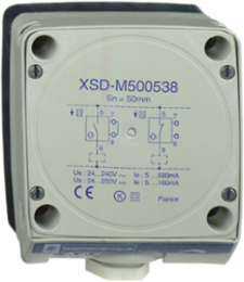 Inductive proximity sensors XS, inductive sensor XSD 80x80x40, plastic, Sn60mm, 24...240VAC/DC, terminals