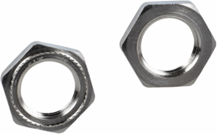 Accessory for sensor, fixing nuts, chromium plated steel, Ø 12 mm
