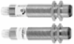 Safety thru beam pair photo electric sensors, Preventa Safety detection, security light curtain XU2 S, of body, Sn 8 m, 12...24 VDC, M12