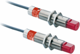 Safety thru beam pair photo electric sensors, Preventa Safety detection, security light curtain XU2 S, of body, 750...1200 mm, 12...24 V