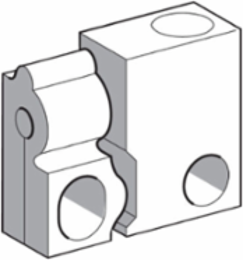 Photoelectric sensors XU, accessory for plastic optic fibre, fixing clamp, axial