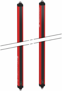 Safety light curtain type 4, Telemecanique Safety light curtains XUSL, XUSL Slave2, For finger protection, Hp = 760 mm, R=14 mm