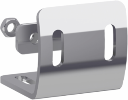 Telemecanique Safety light curtains XUSL, Set of 6 adjustable fastening bracket for light curtain integrated muting