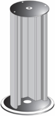 Telemecanique Safety light curtains XUSL, Column without mirror 1200 mm for light curtains, Hp = 1060 mm