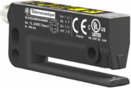 Photoelectric sensors XU, photoelec sensor label fork 40x3, 12...24 V DC, PNP NO/NC connect M8