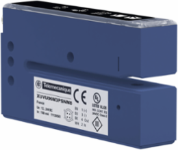 Photoelectric sensors XU, ultrasonic sensor label fork 60x3, 12...24 V DC, PNP/NPN NO/NC connect M8