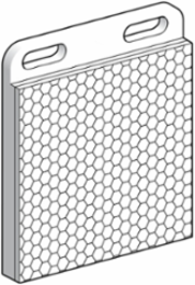 Photoelectric reflector XUY, 50X50mm