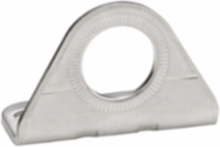 90° fixing bracket, Photoelectric sensors XU, accessory for sensor, Ø 18 mm, stainless steel