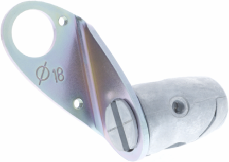 Photoelectric sensors XU, accessory for sensor, 3D fixing kit, bracket with ball joint, Ø 18 mm