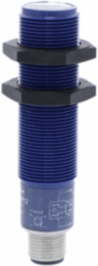 Ultrasonic sensors XX, ultrasonic sensor cylindrical M18, Sn 0.15 m, 2 NO, M12 connector