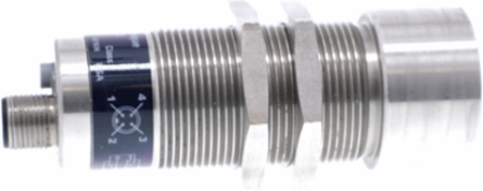 Ultrasonic sensors XX, ultrasonic sensor, M30 stainless steel, diffuse, Sn 1 m, 1NO+1NC, M12