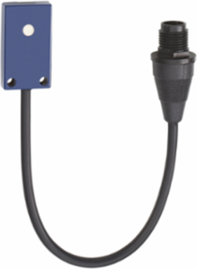 Ultrasonic sensors XX, ultrasonic sensor parallelepipedic, Sn 0.1 m, NO, pre cabled M12 0.15 m