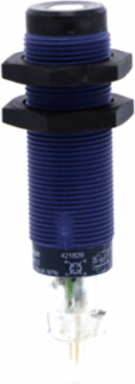 Ultrasonic sensors XX, ultrasonic sensor cylindrical M18, Sn 0.5 m, 4...20 mA, M12 connector