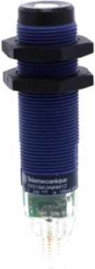 Ultrasonic sensors XX, ultrasonic sensor cylindrical M18, Sn 0.5 m, 4...20 mA, M12 connector