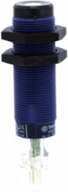 Ultrasonic sensors XX, ultrasonic sensor cylindrical M18, Sn 0.5 m, 4...20 mA, M12 connector