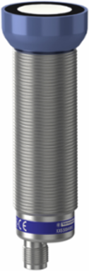 Ultrasonic sensors XX, ultrasonic sensor, metal, cylindrical M30, straight, 4 m, 0...10 V