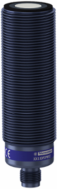 Ultrasonic sensors XX, ultrasonic sensor, plastic, cylindrical M30, straight, 2 m, PNP