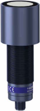 Ultrasonic sensor, plastic, cylindrical M30, straight, 8 m, 2 NPN