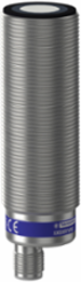 Ultrasonic sensors XX, ultrasonic sensor, stainless steel, cylindrical M30, straight, 1 m, 0...10 V