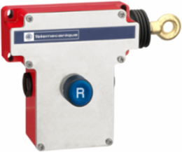 Latching emergency stop rope pull switch, Telemecanique rope pull switches XY2C, cable 300 VAC 10amp XY2CE+options