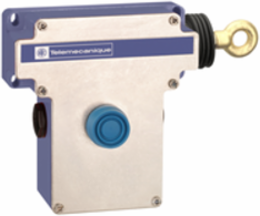 Latching emergency stop rope pull switch, Telemecanique rope pull switches XY2C, cable XY2CE, 300 V AC, 10 A