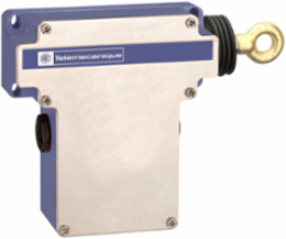 Latching emergency stop rope pull switch, Telemecanique rope pull switches XY2C, cable XY2CE, 300 V AC, 10 A