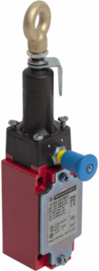 Latching emergency stop rope pull switch, Telemecanique rope pull switches XY2C, e XY2CJ, straight, 2NC+1 NO, 1/2" NPT