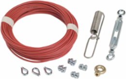 Telemecanique emergency stop rope pull switches XY2C, mounting kit, Ø 3.2 mm, L 25.5 m, for rope pull switch