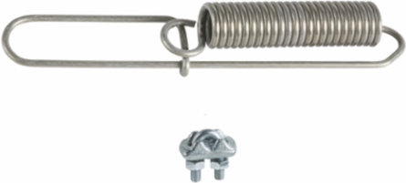 Telemecanique Emergency stop rope pull switches XY2C, mounting kit, Ø 3.2 mm, L 50.5 m