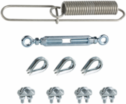 Telemecanique Emergency stop rope pull switches XY2C, mounting kit, Ø 5 mm, L 70.5 m