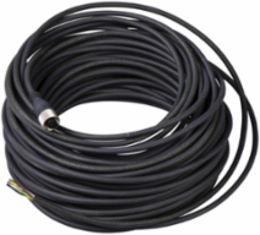 Con. M12, Female, Straight, 5 pins, 25 m pre wired