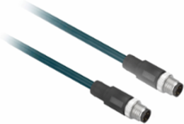 jumper cable - male M12 - 4-pin straight - female M12 - 4-pin straight - cable1m