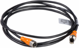 Jumper cable XZ, male straight M12 5 pin, female straight M12 5 pin, PVC 5 m