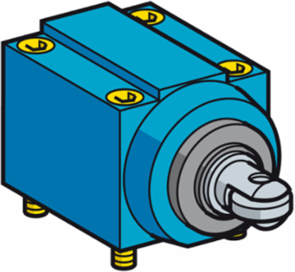 Limit switch head, Limit switches XC Standard, ZC2J, side steel roller plunger horizontal