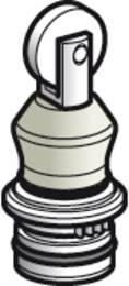 Limit switch head, Limit switches XC Standard, ZCE, steel roller plunger with silicone boot