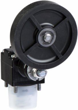 Limit switch head, Limit switches XC Standard, ZCKD, thermoplastic roller lever Ø 50 mm