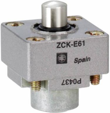 Limit switch head, Limit switches XC Standard, ZCKE, metal end plunger, -40 °C