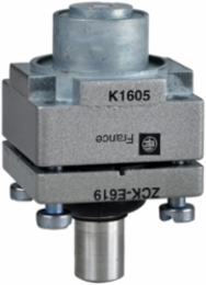 Limit switch head, Limit switches XC Standard, ZCKE, metal end plunger with protective boot