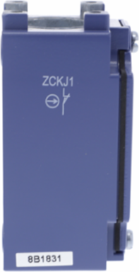 Limit switch body, Limit switches XC Standard, ZCKJ, fixed, w/o display, 2C/O, snap action, 1/2"NPT