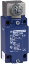 Limit switch body and head assembly ZCKJ, fixed, spring-return rotary head, without operating lever, 2CO, snap action, 1/2" NPT cable entry, Standard environment