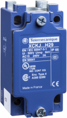 Limit switch body, Limit switches XC Standard, ZCKJ, fixed, w/o display, 2NC, snap action, M20